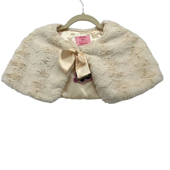 Copper Key Jackets & Coats Nwt Copper Key Dillards Faux Fur Ivory